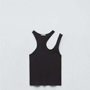 Zara Black Sleeveless Top